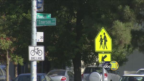 Crossing guard hit by car in Northwest Fresno