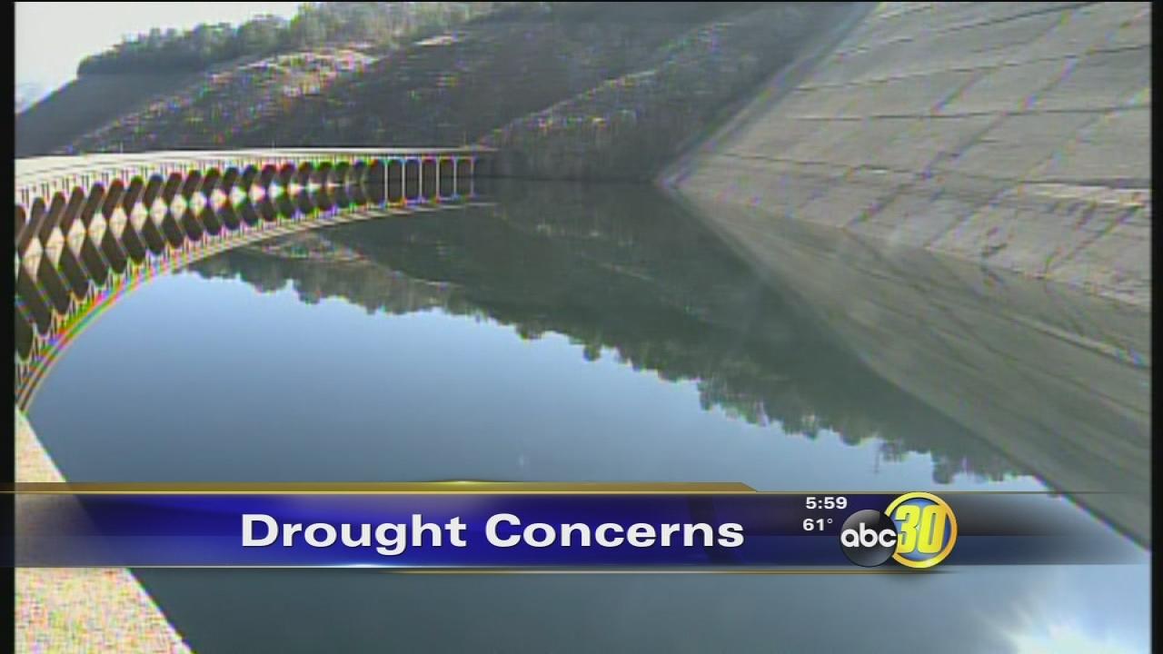 Lake McClure is at extremely low water levels