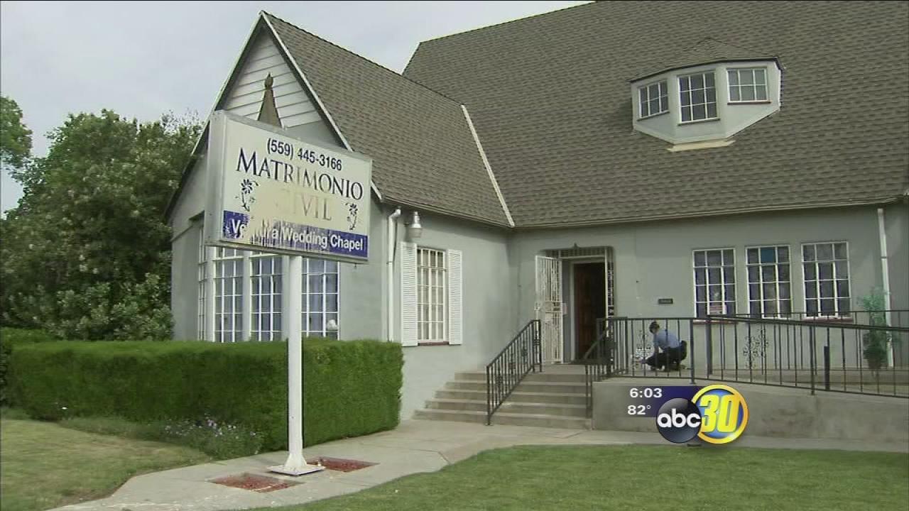 Southeast Fresno Wedding Chapel Vandalized Twice Abc30 Southeast Fresno Wedding Chapel Vandalized Twice