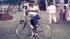 Ed Bataller with little David at a cycling event...