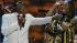 Yolanda Adams, right, and Jessy Dixon, perform...