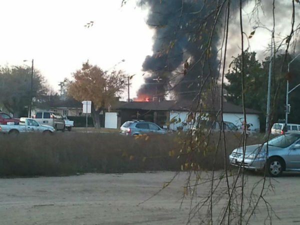 Future Ford car dealership fire in Clovis