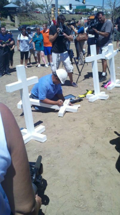 Zanis made sure to put each person's name on the...