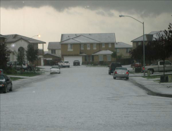 Hail in Atwater, CA