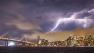 Bay Bridge lightning photo submitted via uReport by Vicki Mar