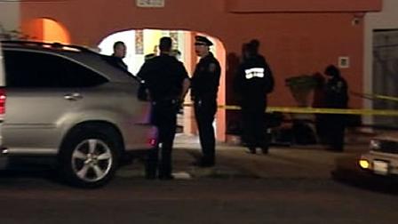 Scene of home invasion robbery and killing on Moraga Avenue in San Franciscos Sunset District