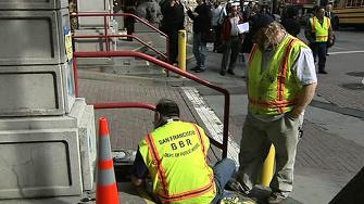 San Francisco Mayor Gavin Newsom explores cutting city workers hours from 40 hours a week to 37.5.