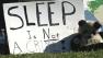 Homeless camp out at Santa Cruz courthouse