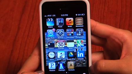 smartphone with apps