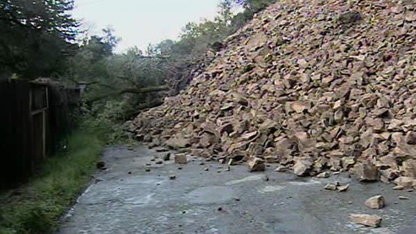 Rockslide Scotts Valley