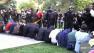 Video posted on YouTube shows UC Davis police pepper spraying protesters. (Courtesy Stephen McKone/Aggie TV)