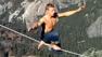 Mish Kameter walked a tightrope 3,000 feet in the air at Yosemite National Park.