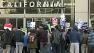 Students, teachers protest at state building in SF