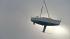 Sky crane transports wrecked yacht :: Sky crane transports wrecked yacht