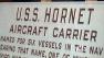 USS Hornet sign