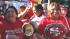 Jubilant 49er fans flood SF's Mission... :: Fans flooded SFs Mission District after the 49ers won the NFC championship