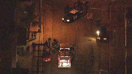 Oakland officer shot in leg after hit-and-run