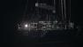The Darling boat stuck at Pacifica at night
