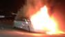 Limousine fire captured on cell phone