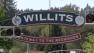 Willits town sign