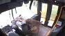 Deer smashes through bus window