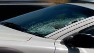 Car impaled on I-580