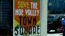 Save the Noe Valley Town Square sign
