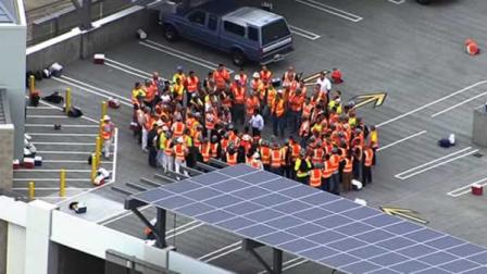 It was an emotional day at the site of Levis Stadium after the death of a construction worker.