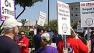 BART workers labor strike rally