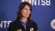 NTSB Chair Deborah Hersman at a press conference