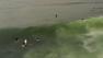 Drone captures unique video of surfers in Santa Cruz