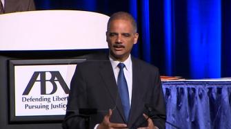 U.S. Attorney General Eric Holder announces new sentencing guidelines for drug offenders