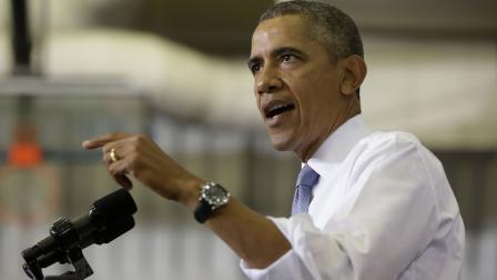 President Barack Obama speaks about the Affordable Care Act, Thursday, Sept. 26, 2013, at Prince Georges Community College in Largo, Md