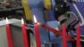 Robotic arm lights Hanukkah menorah