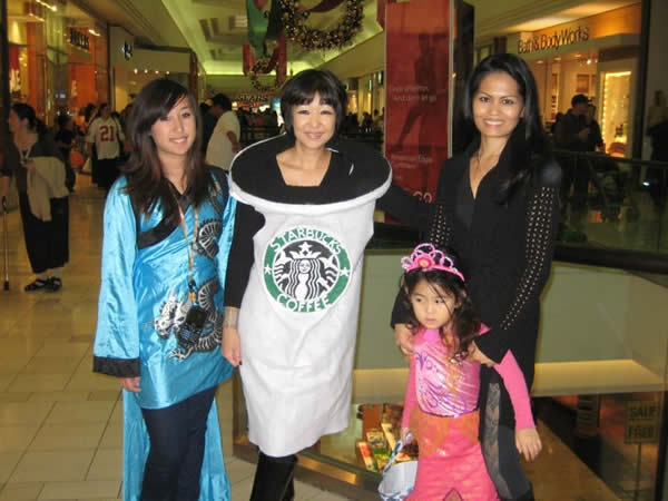 costume ideas - starbucks cup