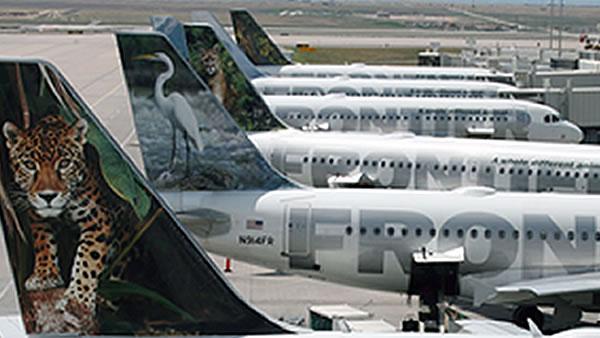 Frontier Airlines Holding Inc. files for bankruptcy protection, but plans to continue service.(AP)
