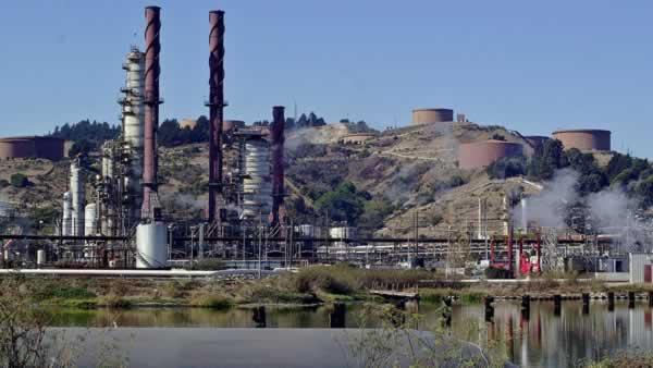 Chevron plant in Richmond.