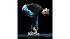 Apple CEO Steve Jobs ties his shoes during the...