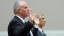Solyndra CEO Brian Harrison. left, and Chief Financial Officer Bill Stover, right, are sworn in on Capitol Hill in Washington, Friday, Sept. 23 2011, prior to testifying before the House Oversight and Investigations subcommittee.