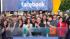 Facebook stock debut fails to sizzle :: Facebook CEO Mark Zuckerberg, COO Sheryl Sandberg and other Facebook emplyees celebrate Facebook IPO Friday, May 18 at the companys Menlo Park headquarters.