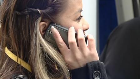 woman on phone
