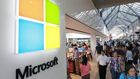 new Microsoft Corp. logo