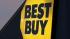 Shoppers take advantage of early Black Friday... :: Best Buy sign