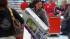 Shoppers rush to get deals around the Bay Area :: Black Friday shopper in SF