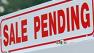 Homes sale pending sign