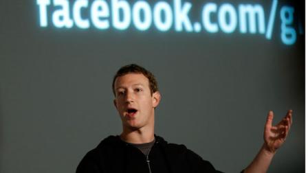 Facebook CEO Mark Zuckerberg speaks at Facebook headquarters