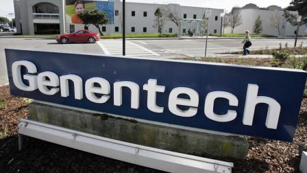 Genentech headquarters in South San Francisco, Calif. seen Friday, March 6, 2009.