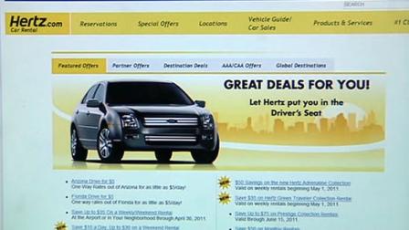 Customer has trouble renting car using two credit cards