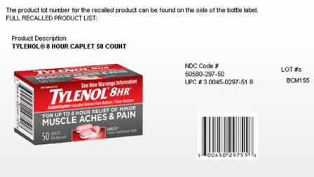 Tylenol caplets