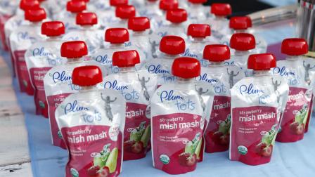 Plum Organics products at the 22nd Annual Environmental Media Awards on Saturday Sept. 29, 2012, at Warner Bros. Studios in Burbank, Calif. (Photo by Todd Williamson/Invision for Environmental Media Association/AP Images)